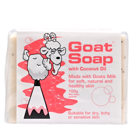 Goat Soap-澳洲純天然山羊奶手工皂 椰子油(粉色) 100g [平行進口] - , [彩虹生活百貨], [香港生活百貨], [網上購物], [生活用品], [家居商品], [生活百貨], [網購平台],  [彩虹百貨送貨優惠], [Rainbowbaby], [Hong Kong Lifestyle Products], [Online Shopping], [Home Goods], [Household Items], [Lifestyle Goods],  [E-commerce Platform]