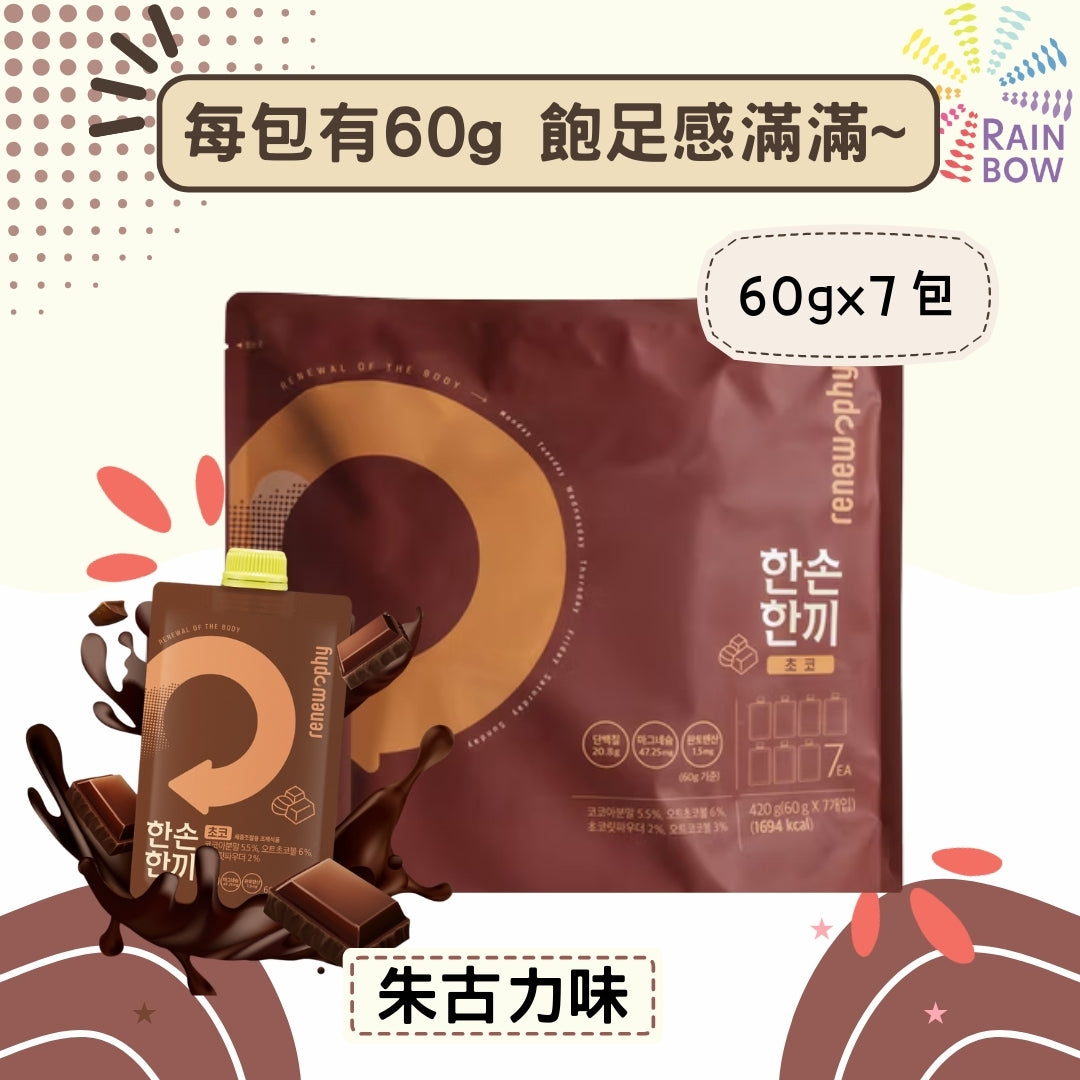 Renewphy -韓國人氣爆紅-高蛋白瘦身代餐[朱古力味] 60g x7包EXP:2027年1月1日