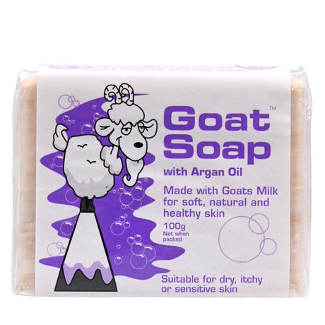 Goat Soap - 純天然山羊奶手工皂 (摩洛哥堅果油) 1件 100g (平行進口) (02059) - , [彩虹生活百貨], [香港生活百貨], [網上購物], [生活用品], [家居商品], [生活百貨], [網購平台],  [彩虹百貨送貨優惠], [Rainbowbaby], [Hong Kong Lifestyle Products], [Online Shopping], [Home Goods], [Household Items], [Lifestyle Goods],  [E-commerce Platform]