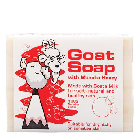 Goat Soap-澳洲純天然山羊奶手工皂(麥蘆卡蜂蜜味)100g [平行進口] - , [彩虹生活百貨], [香港生活百貨], [網上購物], [生活用品], [家居商品], [生活百貨], [網購平台],  [彩虹百貨送貨優惠], [Rainbowbaby], [Hong Kong Lifestyle Products], [Online Shopping], [Home Goods], [Household Items], [Lifestyle Goods],  [E-commerce Platform]