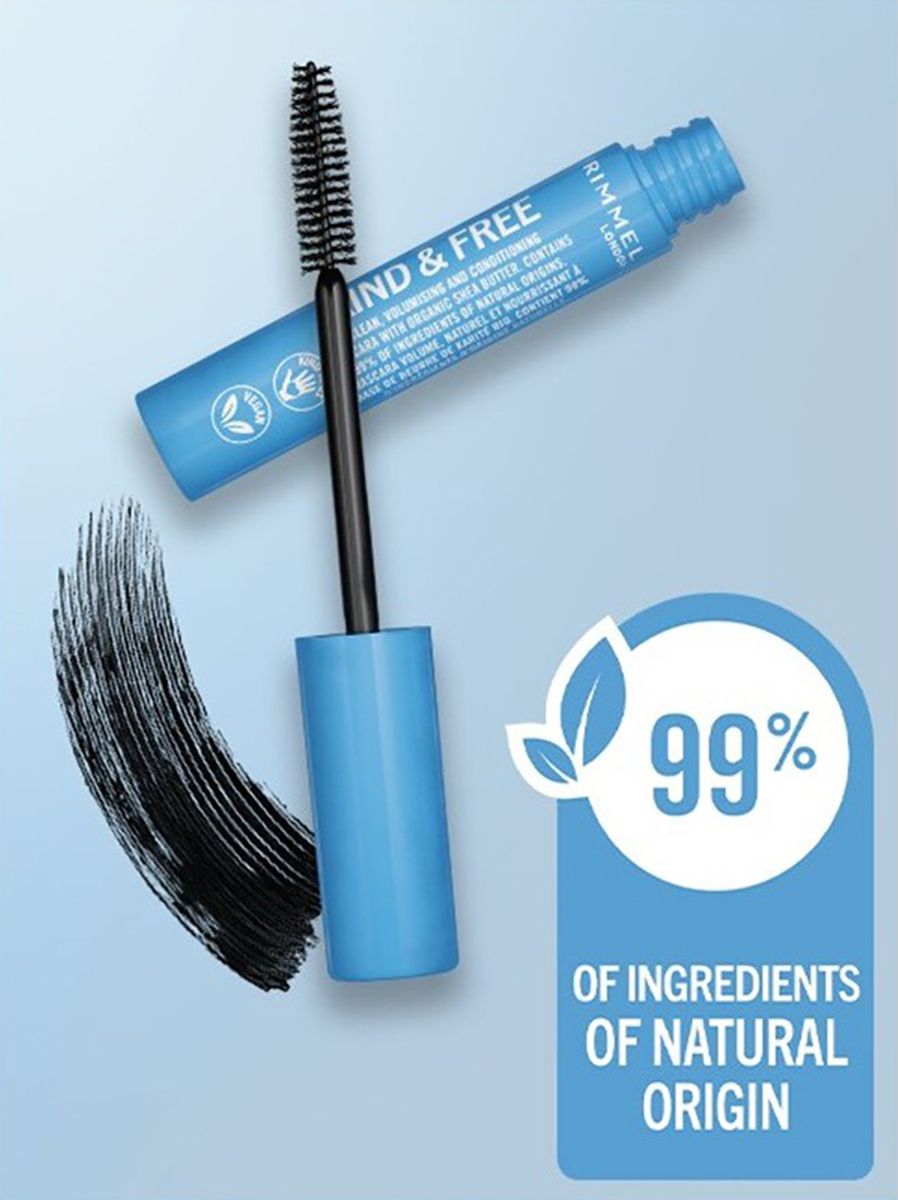 KIND & FREE™ 純淨豐盈36HR持久防暈染睫毛液 黑色 001 VEGAN CLEAN BEAUTY - , [彩虹生活百貨], [香港生活百貨], [網上購物], [生活用品], [家居商品], [生活百貨], [網購平台],  [彩虹百貨送貨優惠], [Rainbowbaby], [Hong Kong Lifestyle Products], [Online Shopping], [Home Goods], [Household Items], [Lifestyle Goods],  [E-commerce Platform]