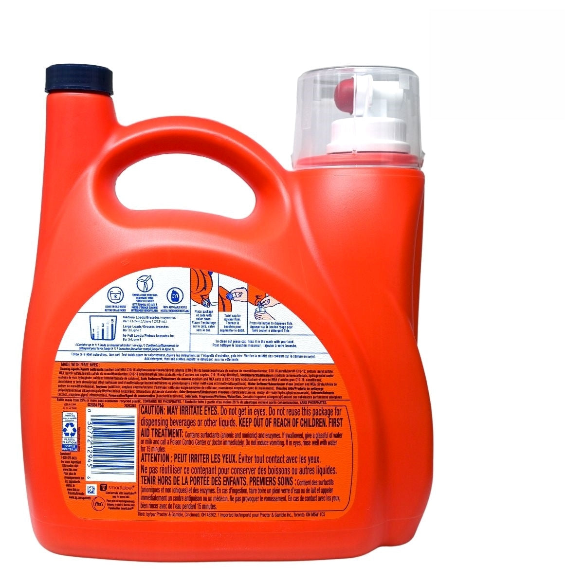汰漬Tide+Downy HE三合一超濃縮 強效洗衣液(花香)4.16公升(111次)(29456)(平行進口) - , [彩虹生活百貨], [香港生活百貨], [網上購物], [生活用品], [家居商品], [生活百貨], [網購平台],  [彩虹百貨送貨優惠], [Rainbowbaby], [Hong Kong Lifestyle Products], [Online Shopping], [Home Goods], [Household Items], [Lifestyle Goods],  [E-commerce Platform]
