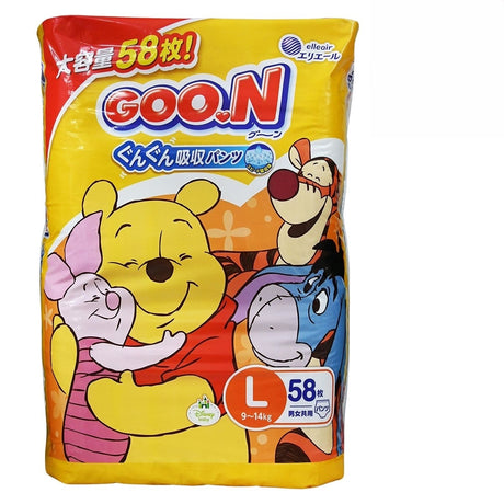 Goo.N大王 [Winnie the Pooh] 學習褲 大碼58片X3包-男女共用(平行進口) (原箱) - , [彩虹生活百貨], [香港生活百貨], [網上購物], [生活用品], [家居商品], [生活百貨], [網購平台],  [彩虹百貨送貨優惠], [Rainbowbaby], [Hong Kong Lifestyle Products], [Online Shopping], [Home Goods], [Household Items], [Lifestyle Goods],  [E-commerce Platform]