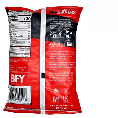 POPCORNERS[紅]爆米花零食 甜鹹玉米味 28.3g [130 Calories]BBF:2025年3月25日(02075)(平行進口) - , [彩虹生活百貨], [香港生活百貨], [網上購物], [生活用品], [家居商品], [生活百貨], [網購平台],  [彩虹百貨送貨優惠], [Rainbowbaby], [Hong Kong Lifestyle Products], [Online Shopping], [Home Goods], [Household Items], [Lifestyle Goods],  [E-commerce Platform]