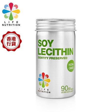 LIFE NUTRITION 樂怡善-大豆卵磷脂 (90粒)[718211] BBF:2027年10月