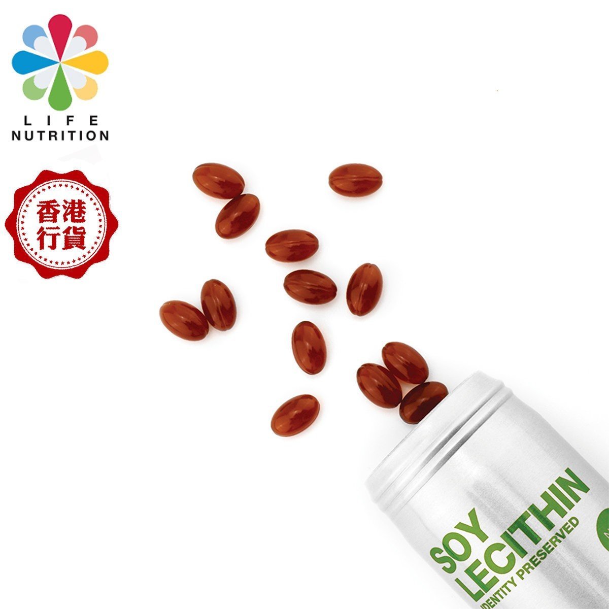 LIFE NUTRITION 樂怡善-大豆卵磷脂 (90粒)[718211] BBF:2027年10月