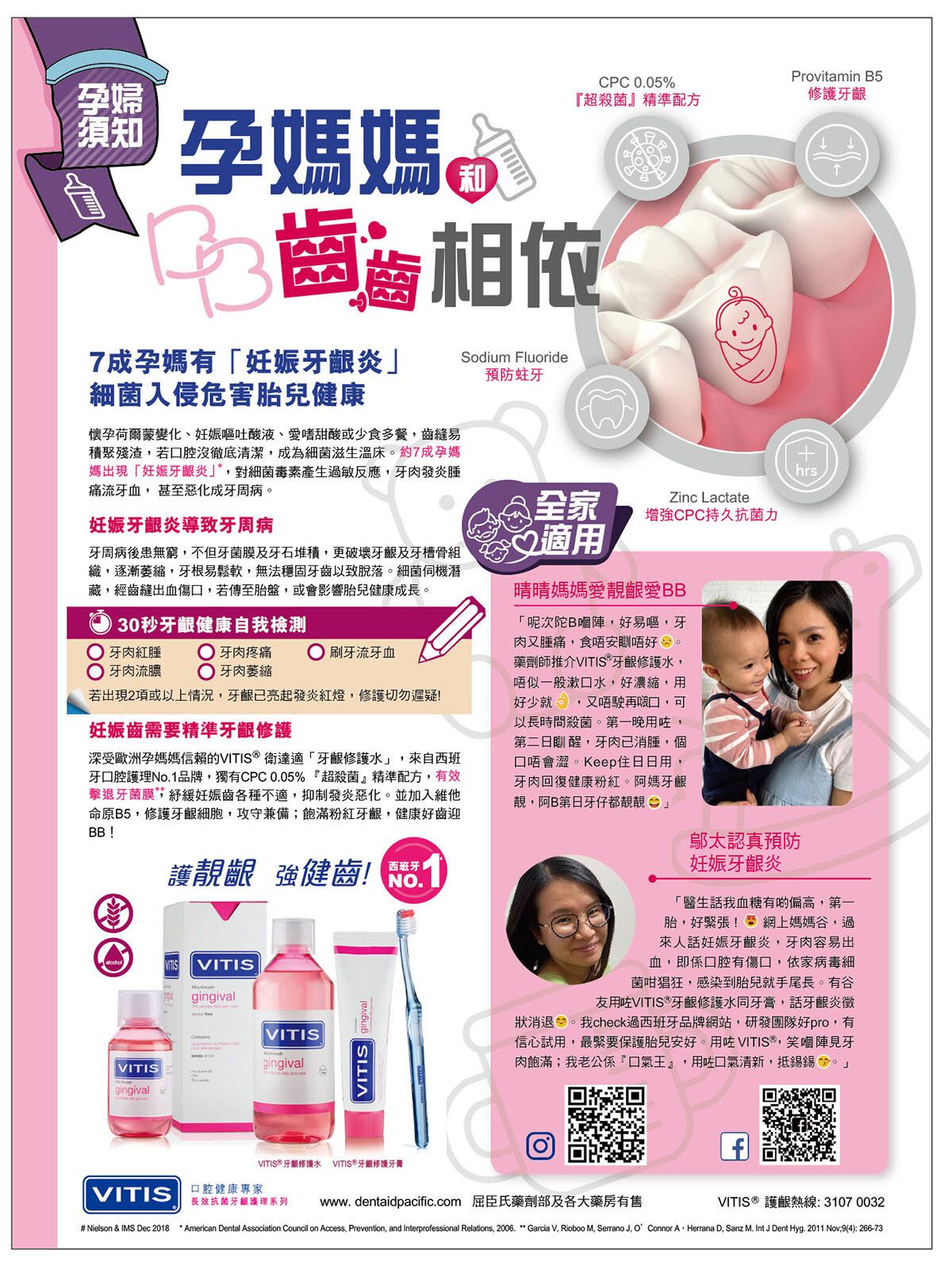 VITIS® CPC 牙膏(牙齦修護) 100毫升- 有效預防牙肉萎縮和牙周病 [40915]
