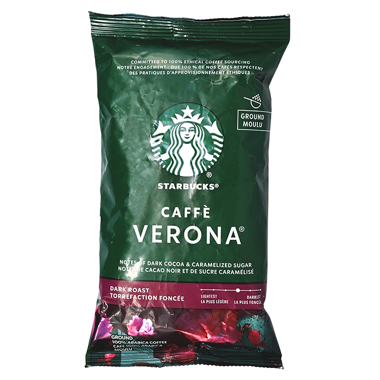 星巴克 – Starbucks Caffe Verona 研磨咖啡 [深度烘焙] 70g  BBF:2025年12月20日 (平行進口) (03426)