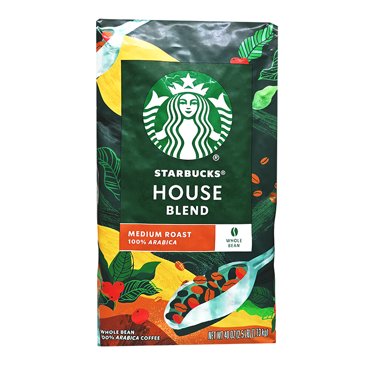 星巴克 – Starbucks House Blend混合咖啡豆 [中度烘焙] 1.13kg BBF:2026年1月20日 (平行進口) (762111614605)