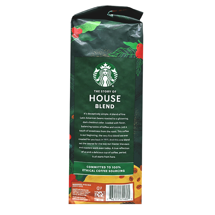 星巴克 – Starbucks House Blend混合咖啡豆 [中度烘焙] 1.13kg BBF:2026年1月20日 (平行進口) (762111614605)